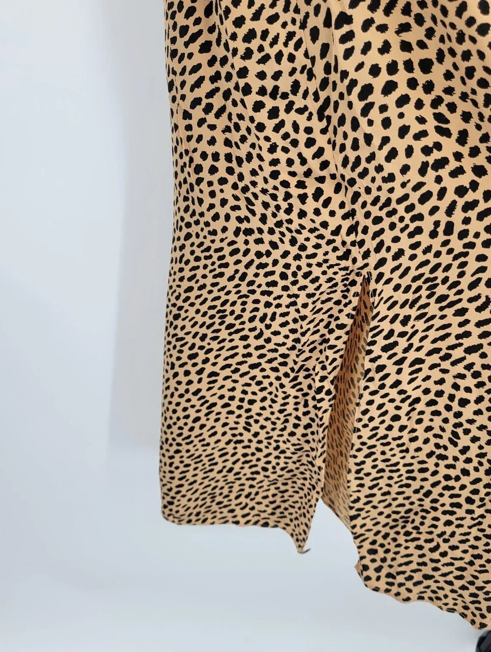 J Crew Squareneck slip dress in spot print CN842 Size 8 NWT